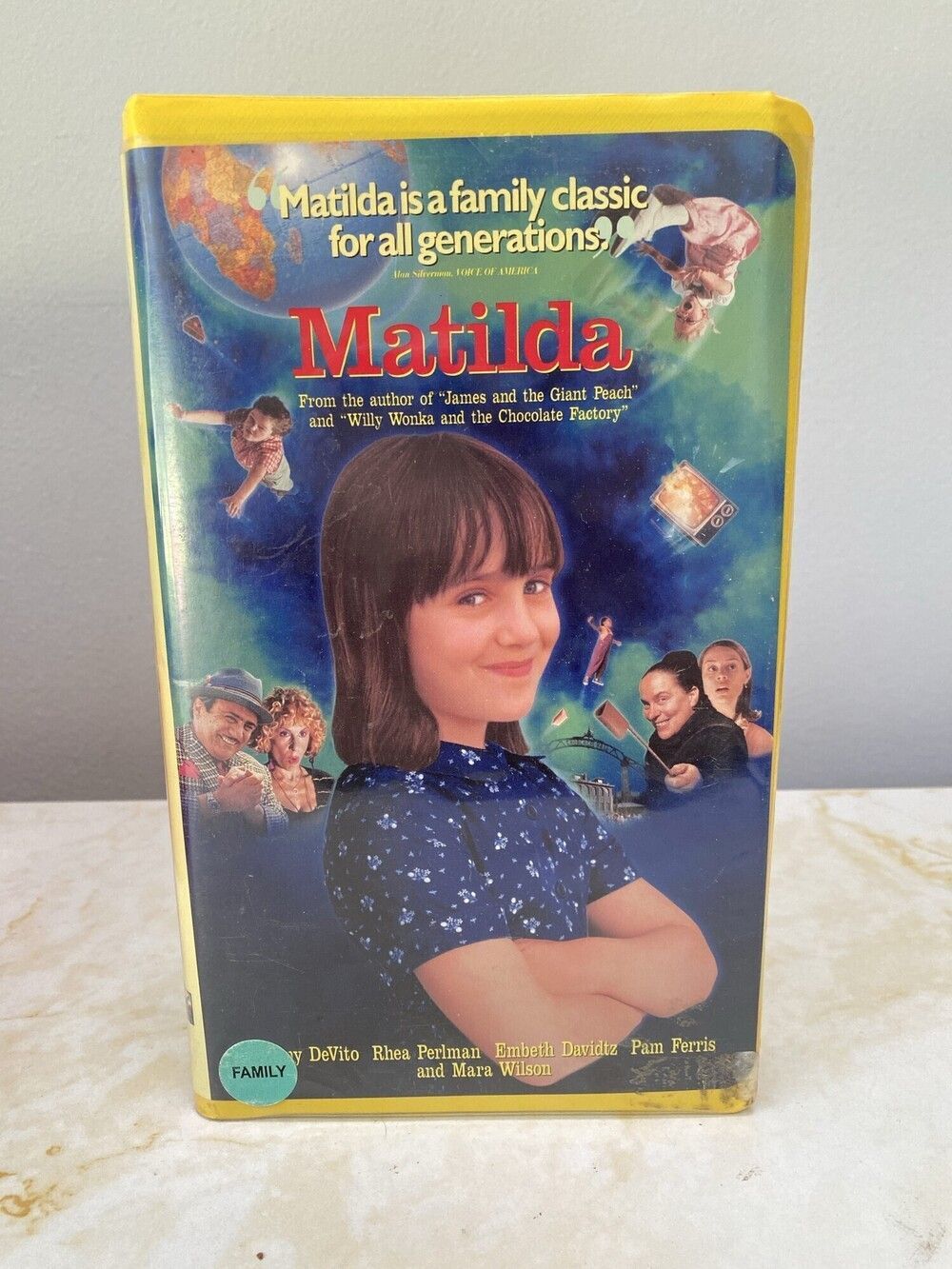 Matilda VHS Clamshell Family Movie 1996 TriStar